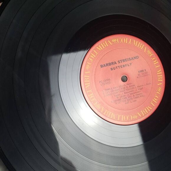 Barbra Streisand Butterfly Vinyl Album - Picture 8 of 13